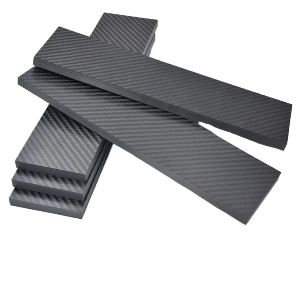 

1pcs 100mmx250mm 3K High Hardness Carbon Fiber Sheets 100% Pure Carbon Panel Board 0.5-5mm Thickness Carbon Fiber Model Material