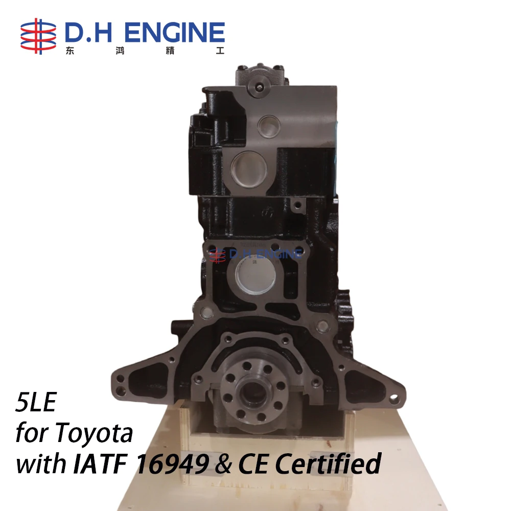 Cost Effective 3.0L 5LE Engine Long Block Diesel Motor for Toyota Hilux Hiace Fortuner Auto Parts Strict Factory Testing