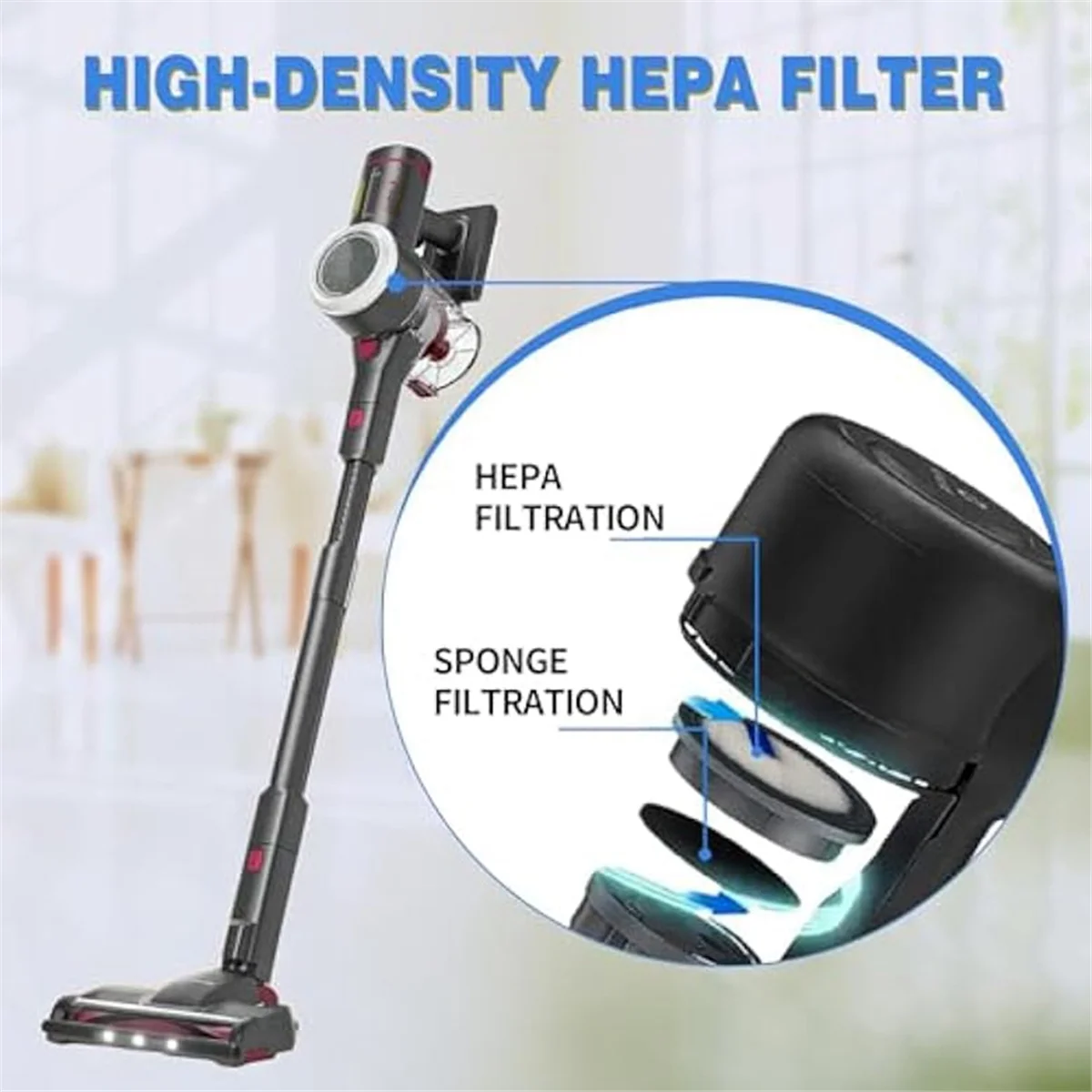 Sales! 8 HEPA Filters and 8 Sponge Filters for Afoddon A200Pro/A200, ORFELD B08/C10A/C10G and NEQUARE S12 S25 S26 Series