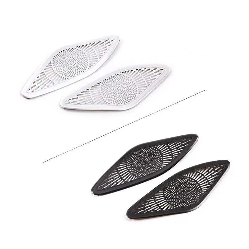 Aluminum Alloy Car Styling Inner A-pillar Speaker Net Cover Trim Stickers For Mercedes Benz GLA H247 GLB X247 B Class W247 2020