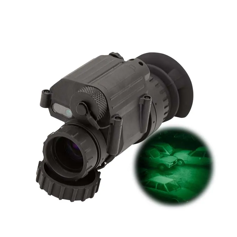 

Multi-purpose Usage FOM 1800 Signal To Noise 25+ P43 White Phosphor Monocular Night Vision Device PVS-14
