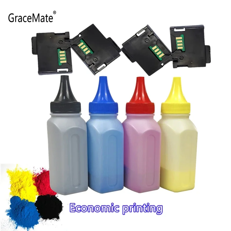 Заправка цветного тонера в порошке, совместимая с тонером принтера Dell E525w E525 E 525w 525 E525 W CT202253 CT202254 CT202255 CT202256