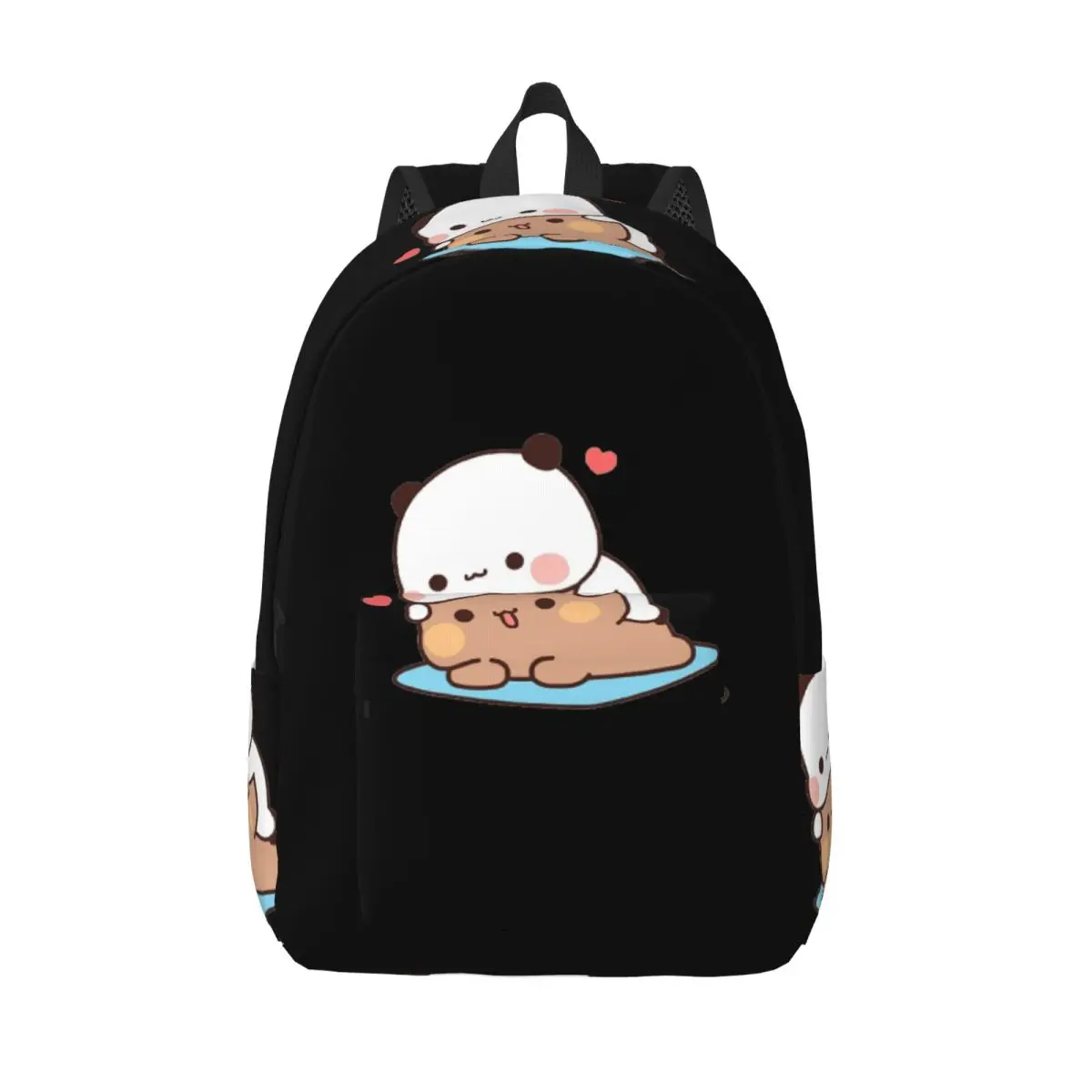 Bear And Panda Bubu Dudu Balloon Student Backpack School Bag Hiking Travel Daypack for Boys Girls Bookbag Shoulder Bags