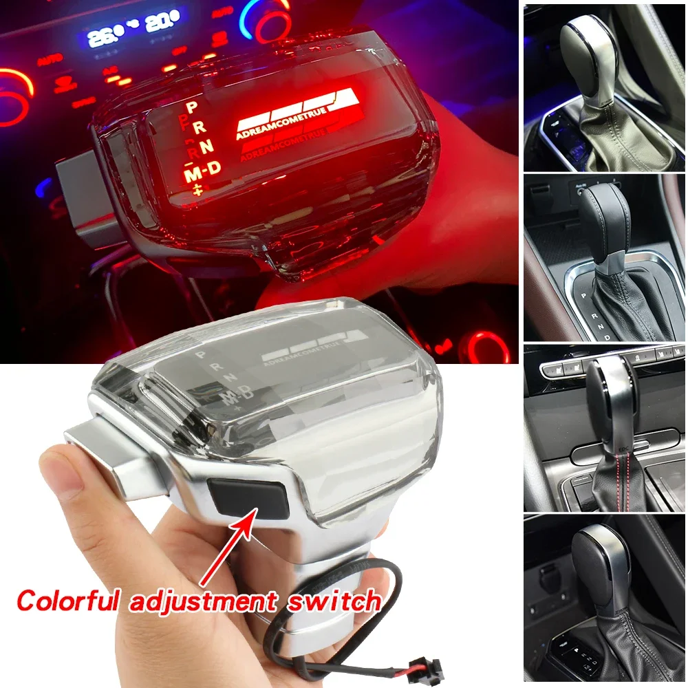 

LED Crystal Automatic Gear Shift Knob for Renault Koleos Kadjar 15-2021 Scenic Captur Megane 4 Talisman Gear Lever Shifter Knob