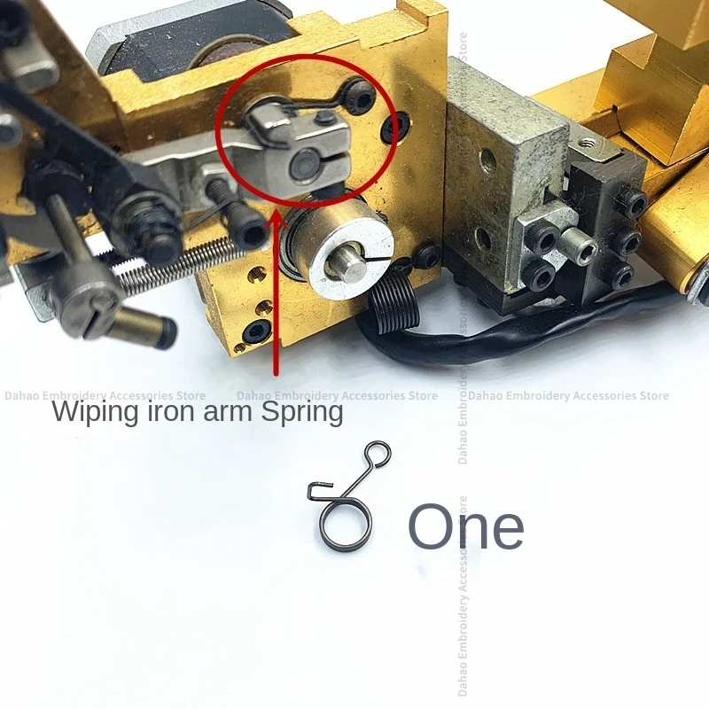 10 sztuk Guanjun laminowanie wycieranie sprężyna mocująca słup skrętowa wiosna cekiny urządzenie wiosna akcesoria do hafciarek komputerowych