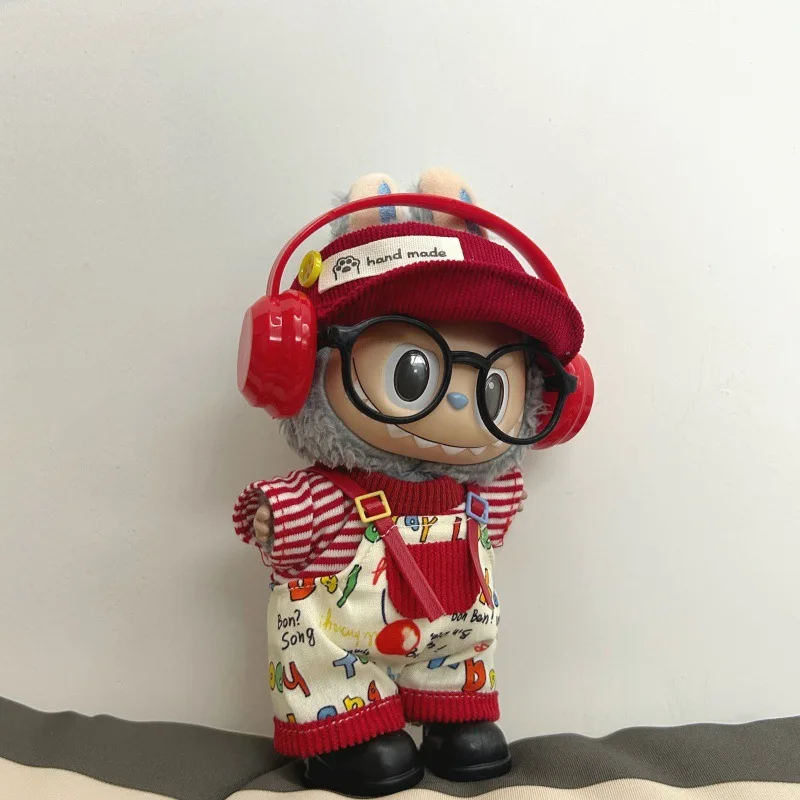 Новая популярная трендовая одежда Labubu Одежда в стиле хип-хоп с шапками Наушники Очки Обувь Модная индивидуальность