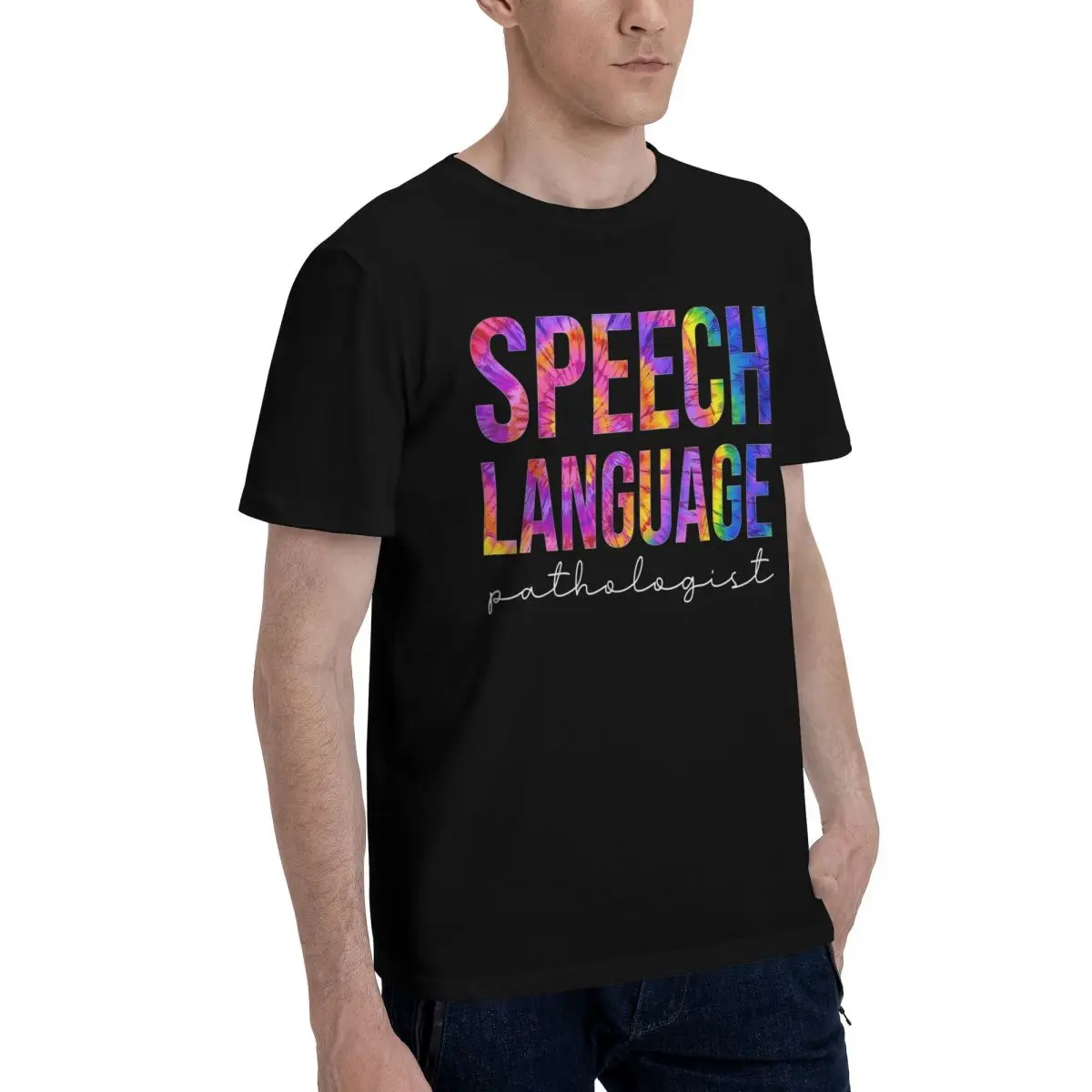 Movement Colorful Speech Language Pathologist Art T-shirts Champion Casual Graphic Vintage Travel USA Size