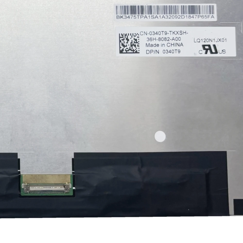 

LQ120N1JX01 12 inch Display Panel Matrix 1920x1200 30 pins IPS Laptop LCD screen