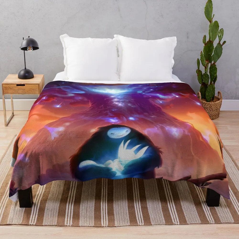 

Ori and the blind forest - Throw Blanket thin blanket Sofa blanket goods for home and comfort
