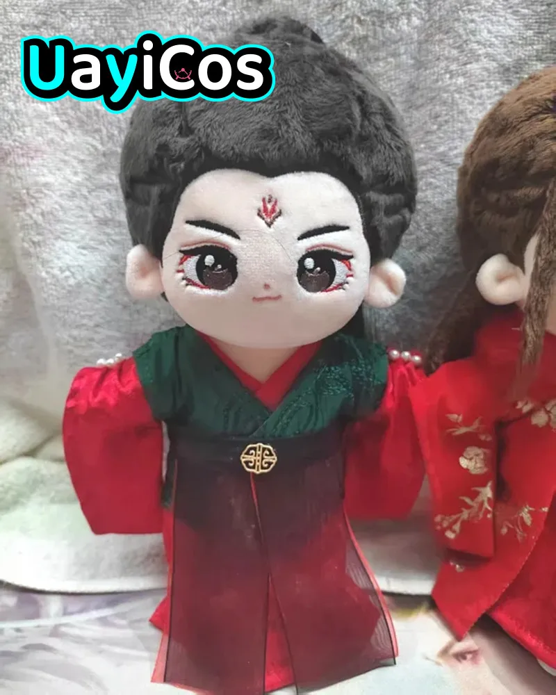 

20cm Doll Clothes Till The End of The Moon Luo Yunxi Ancient Hairpin Clothing Suit Stuffed Doll Accessories Anime Toy Kids Co