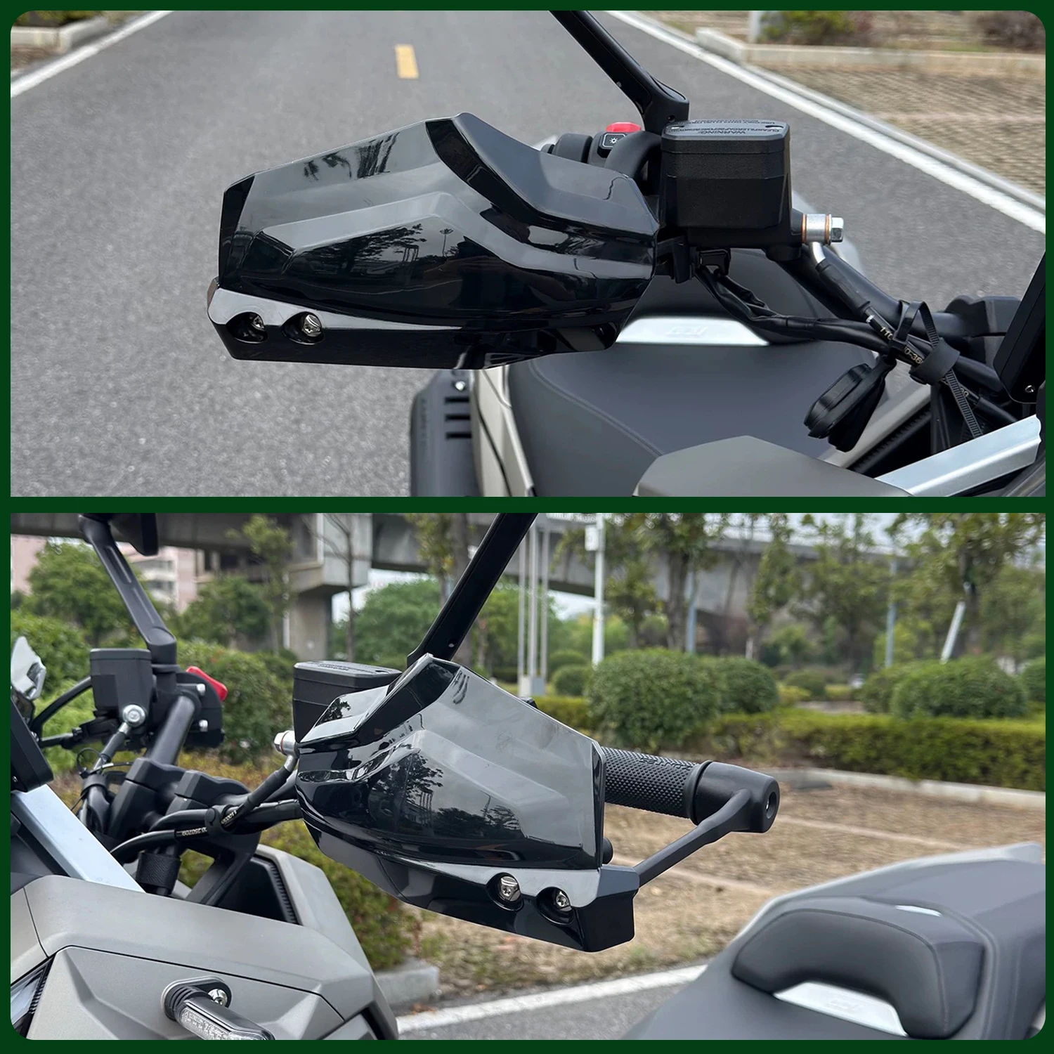 Osłona dłoni na kierownicę ZONE 360G 2024 2025 2026, podwyższona, osłony dłoni, osłona dźwigni hamulca i sprzęgła