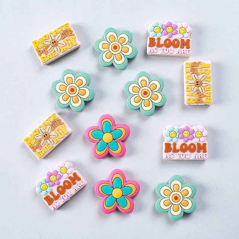 20/50pcs Silicone Beads Mini Focus Beads For Jewelry Making DIY Pacifier Chain Jewelry Accessories Focal Beads Wholesale