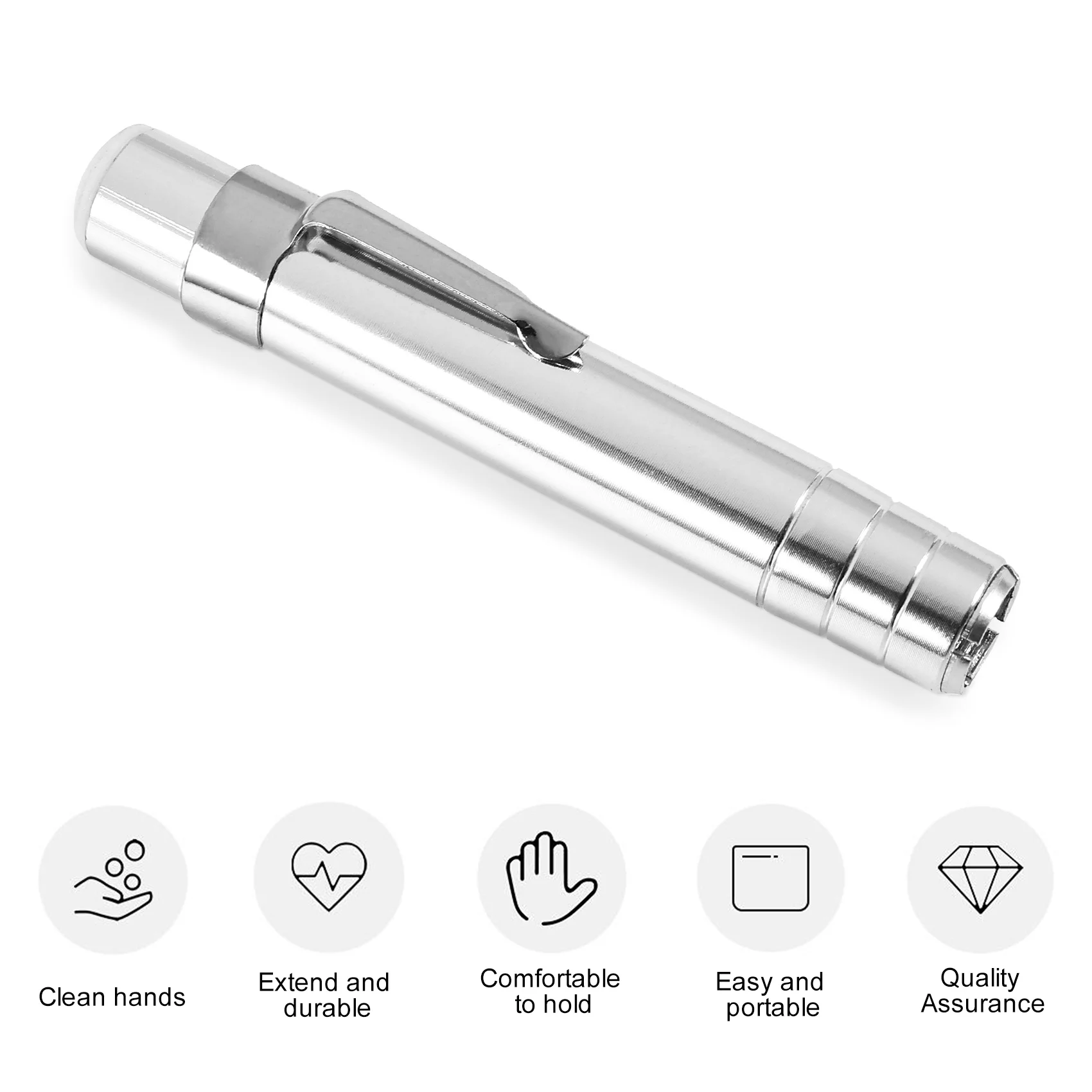 حامل طباشير معدني فضي ، مخلب سبورة المعلم ، توفير ، 1 148