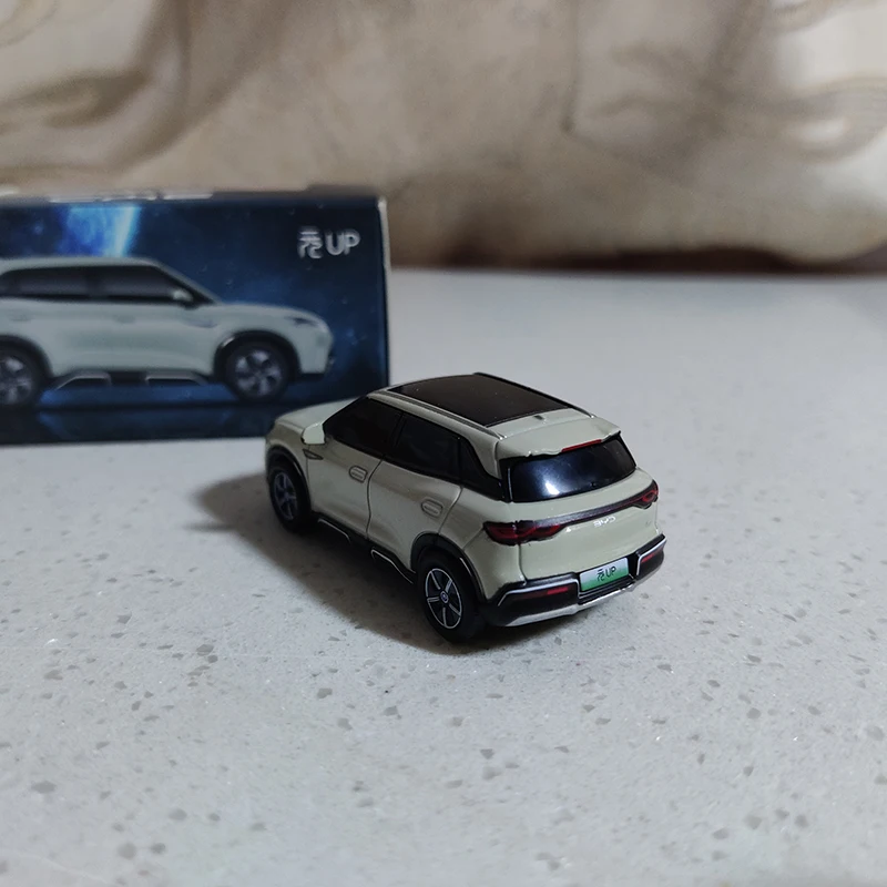 1:64 BYD YUAN UP Vehicle Alloy Car Model Diecast Toy Collectible Ornament Souvenir Toys Cars