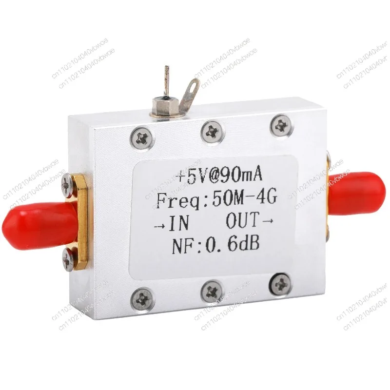 Ultra-low noise NF = 0.6dB high linearity 0.05-4 G wideband amplification LNA input down to -110dBm