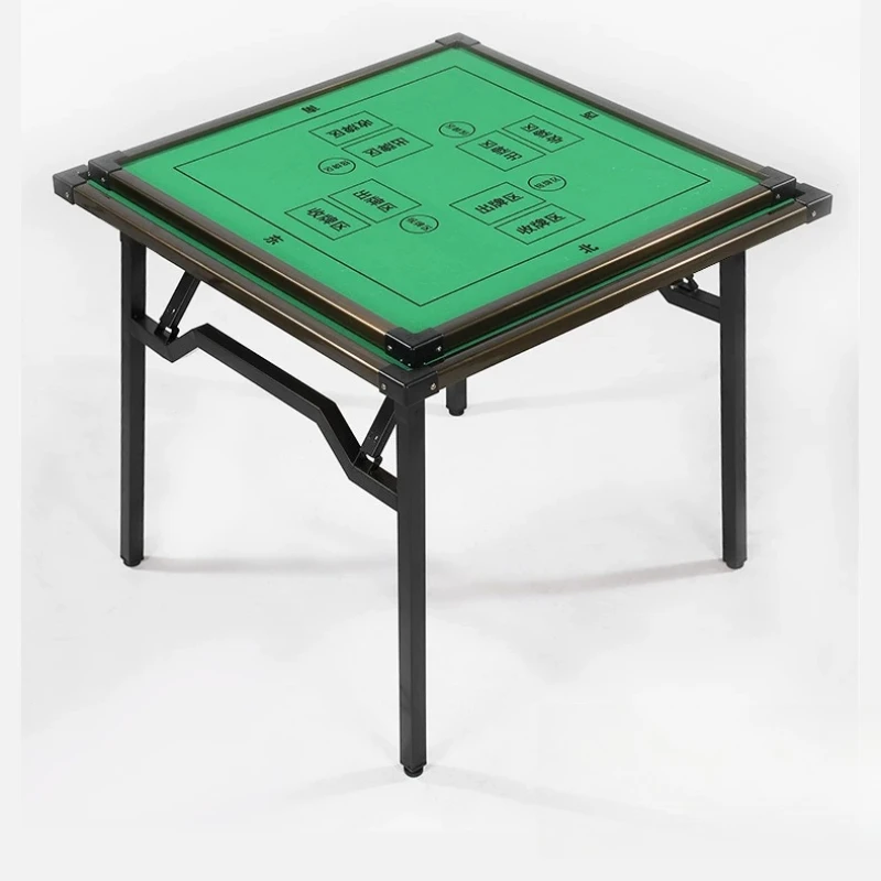 Folding table, alloy hemming, playing card table, portable scoring, egg delivery machine