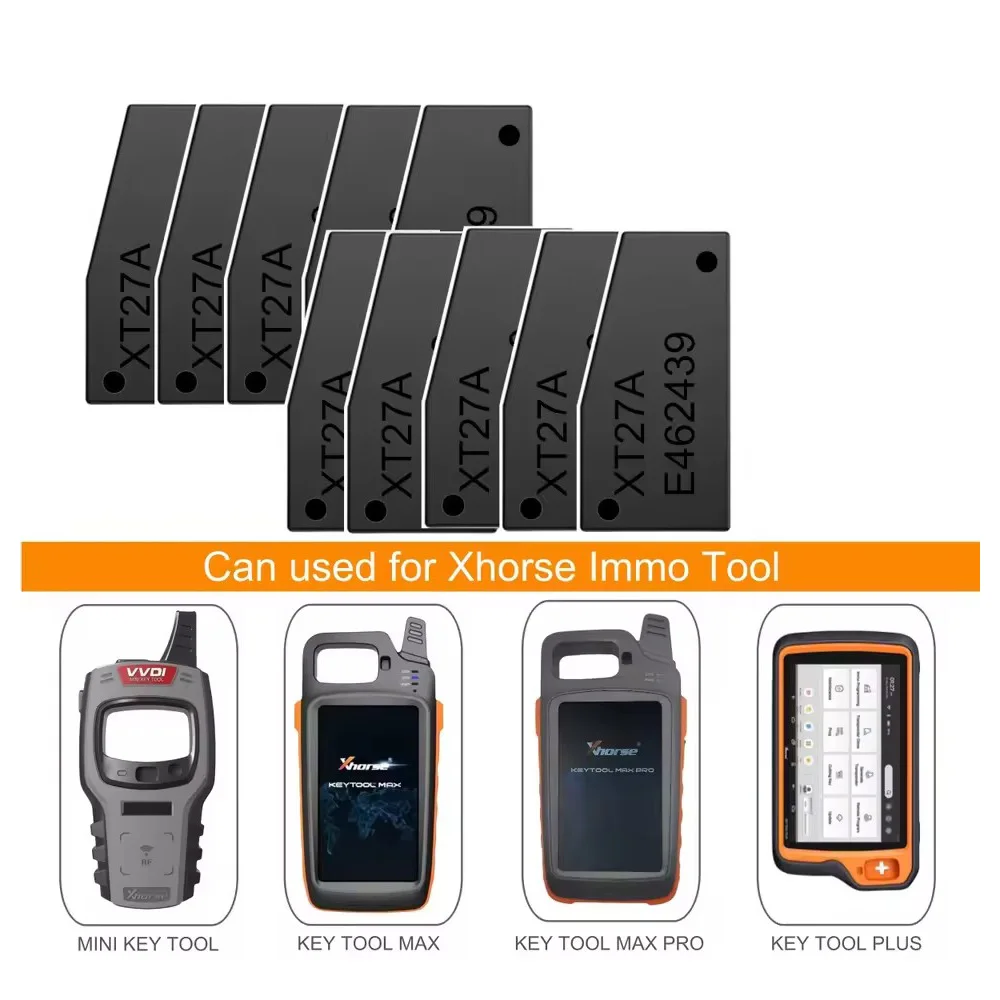

10pcs VVDI XT27 Super Chip XT27A Clone Chip for 4C/4D/4E/43/45/46/47/48/T1/T3/8A/8C/8E/7935 for VVDI2 VVDI Max Pro/VVDI Mini