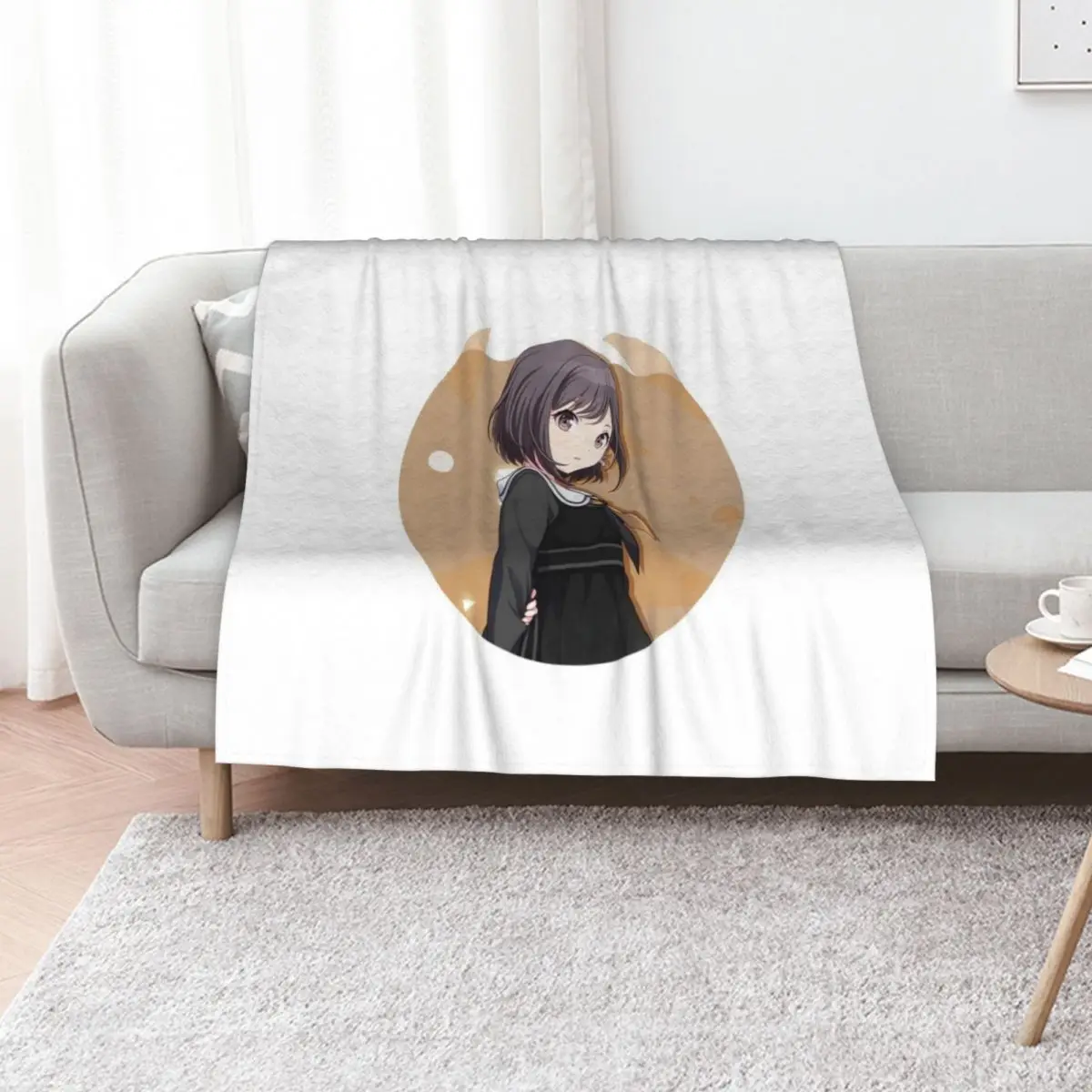 

Ena Shinonome Throw Blanket Hairys for sofa decorative For Sofa Thin Blankets