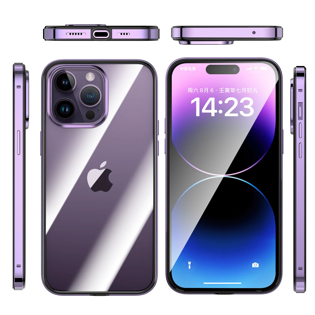 Легкий авиационный алюминиевый бампер, чехол для iPhone 12 13 14 15 Pro Max 15Pro, роскошная силиконовая рамка, съемный прозрачный чехол 2 в 1