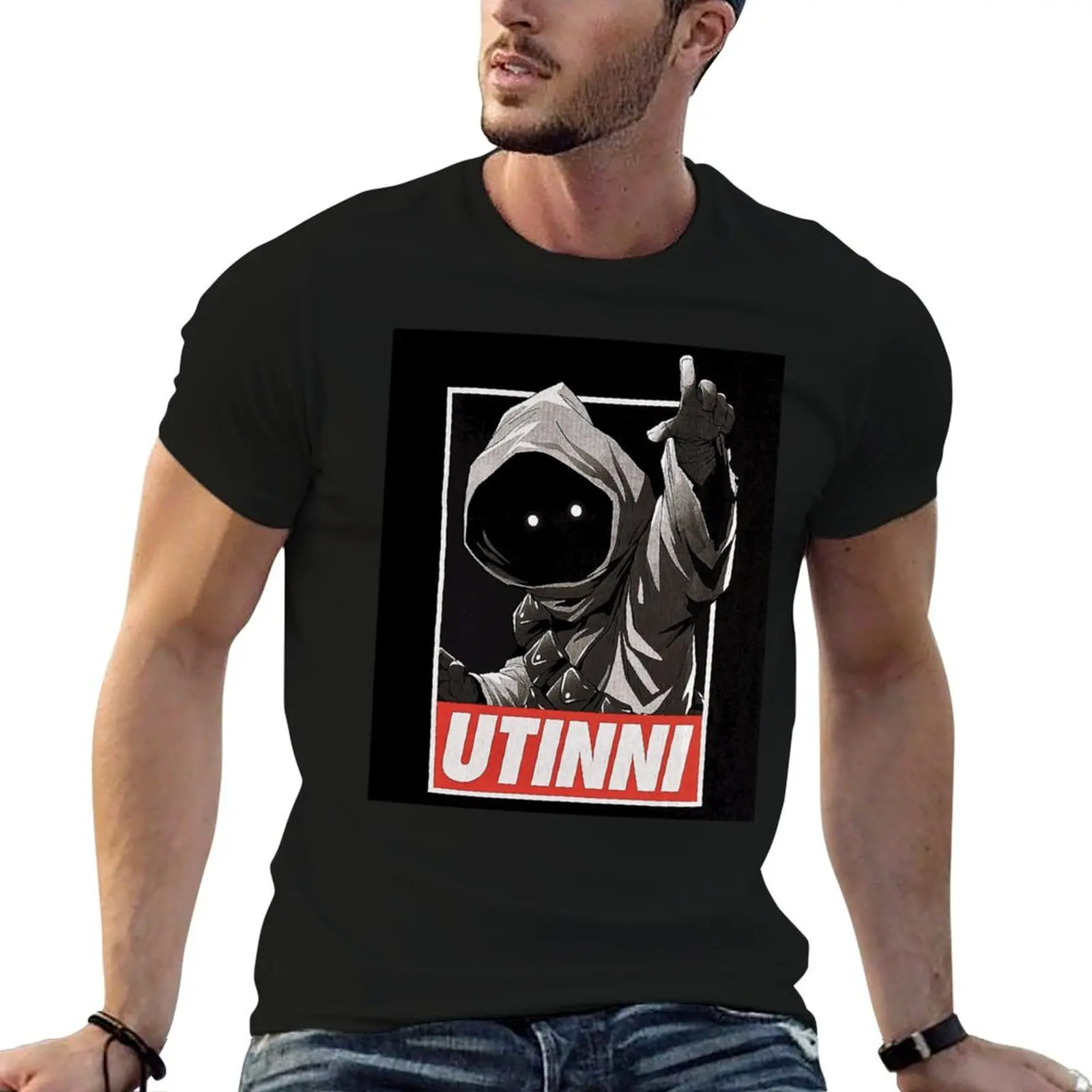 Jawa - Utini and accessories Fitted Scoop T-Shirt blanks man clothes rapper graphic tees cotton t shirt men