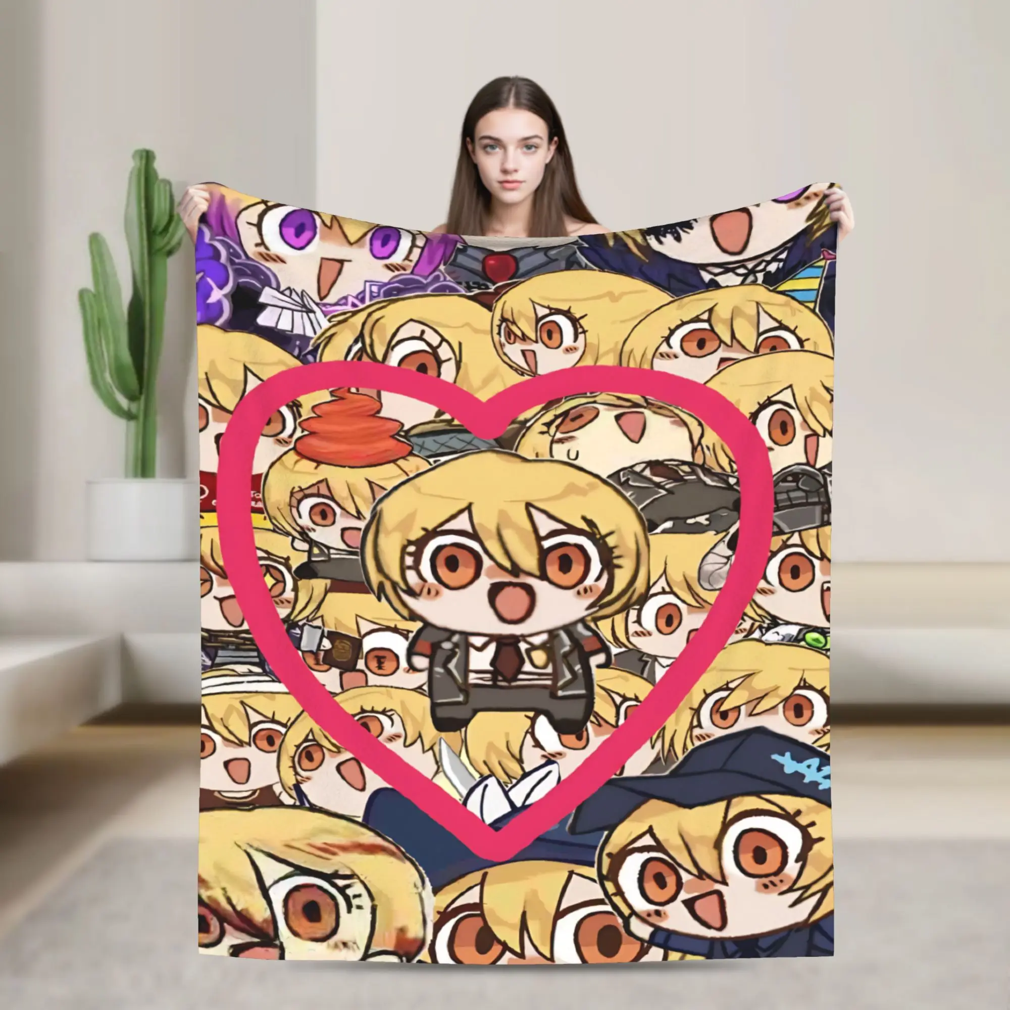 Limbus Company Project moon Accessories Blankets Ultra-Soft Flannel  Throw Blanket Comfortable Rug Piece