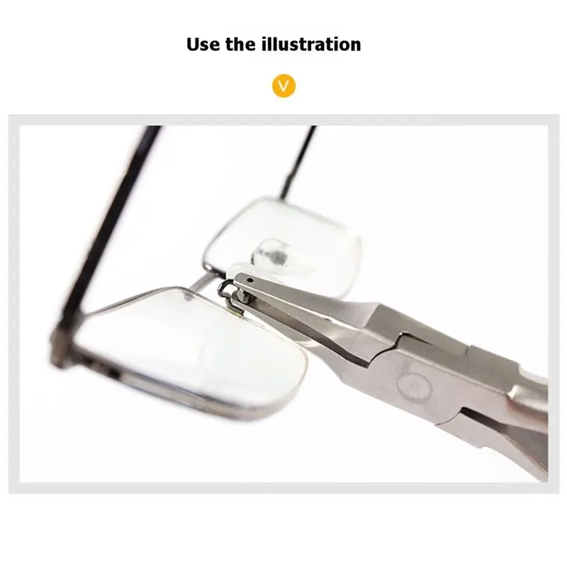 

Легкий ручной инструмент для ремонта очков из нержавеющей стали Besmic с клещами-присосками