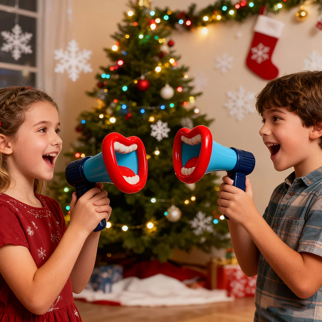 참신한 소리 변조기 장난감 녹음 재미있는 소리 변조기 스푸프 마이크 앰프 변조기 어린이 선물용