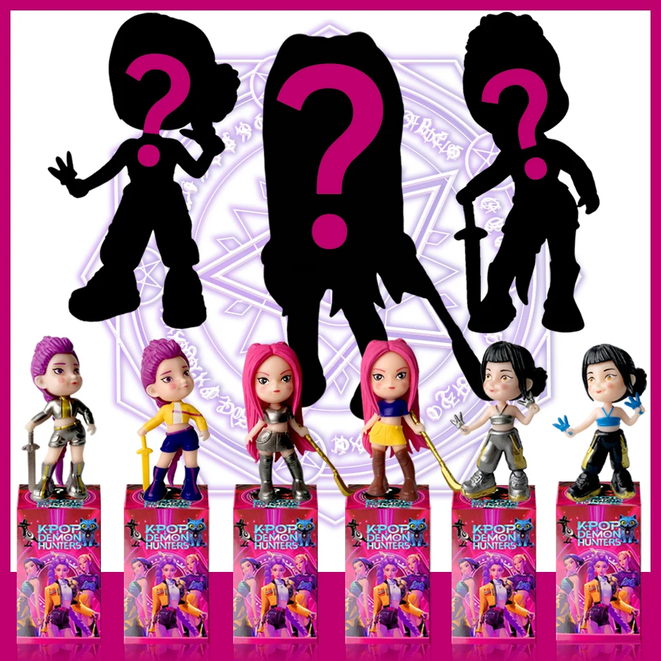 

2025 caliente Anime KPop Devil Hunter muñeca vinilo juguete Rumi Mira Zoi personaje vinilo máscara caja ciega ornamento juguete