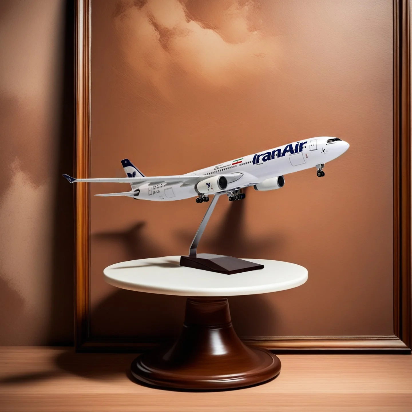 

1:135 Scale 330 A330 Iran Air Airways 47CM Airplane Model Toy with Lights and Wheels Resin Plastic Assembled Aircraft Ornaments