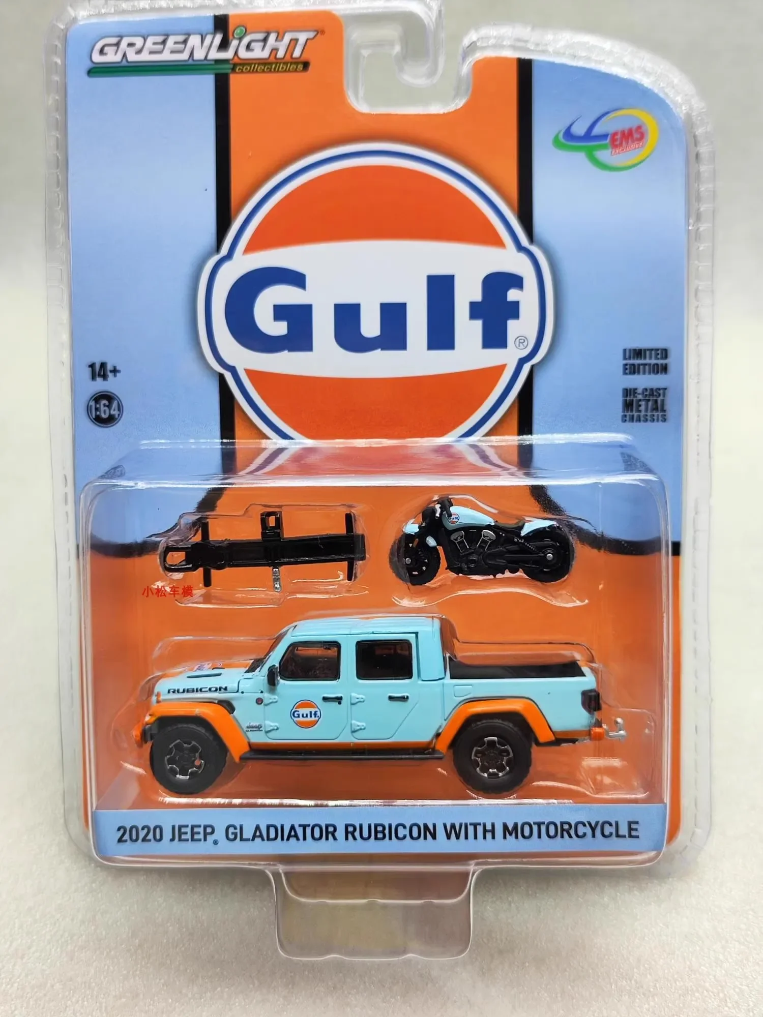 

1:64 2020 Jeep Gladiator Rubicon With Motorcycle Diecast Metal Alloy Model Car Toys For Gift Collection W1247