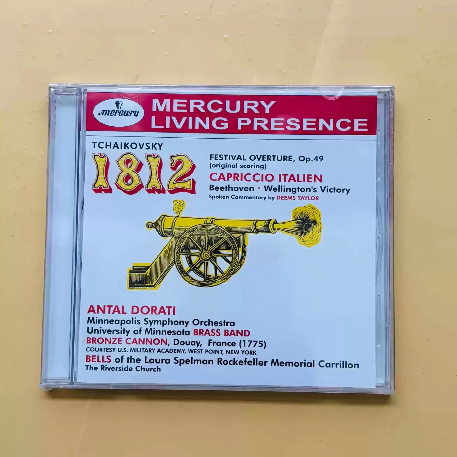 

Antal Dorati "Tchaikovsky 1812 Overture Capriccio Italien" Mercury Living Presence Legendary Audiophile Orchestral Album
