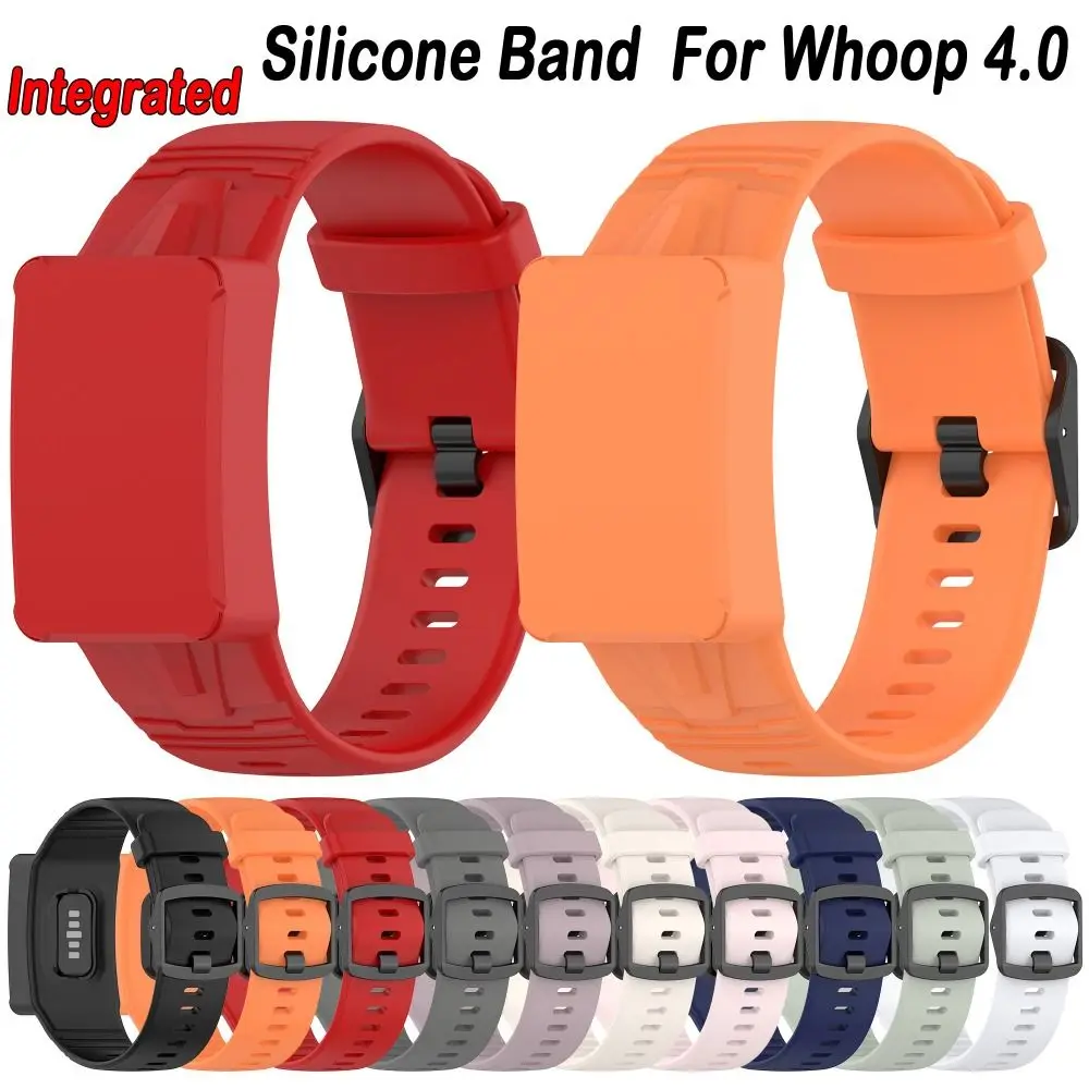 

Спортивный силиконовый ремешок на запястье, регулируемый сменный ремешок для фитнеса, дышащий браслет с защитой от пота для смарт-браслета Whoop 4,0