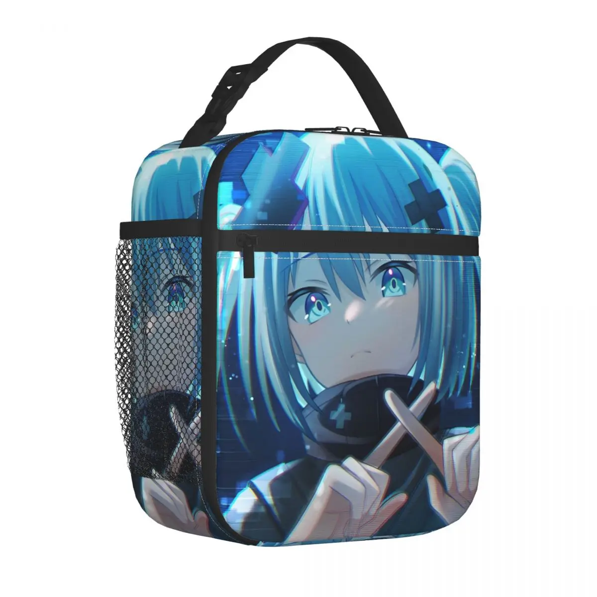 

Изолированная сумка для обеда Project Sekai, герметичный контейнер для еды Mikus, термосумка, ланч-бокс, сумка для работы на открытом воздухе, для мужчин и женщин