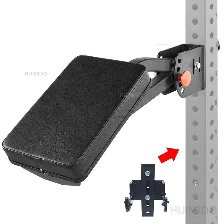 Home Gym Multi-angle Adjustable Squat Rack Accessories With Rowing Hooks Soft Sponge Push Chest Support Pad Fitness Push Trainer