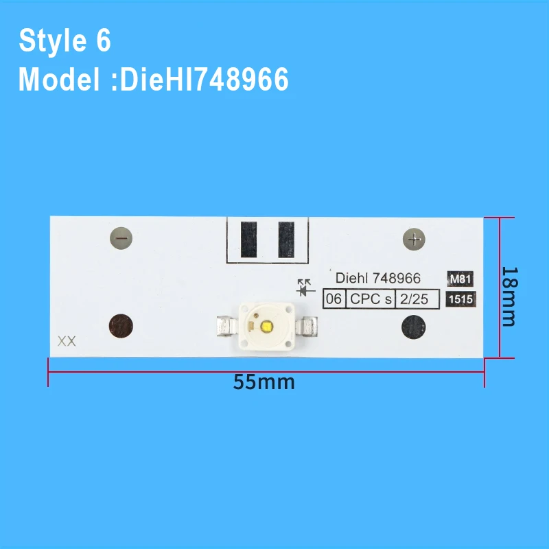 DieHI748966 DC12V For Siemens Bosch Refrigerator Refrigeration Lighting LED Strip Parts