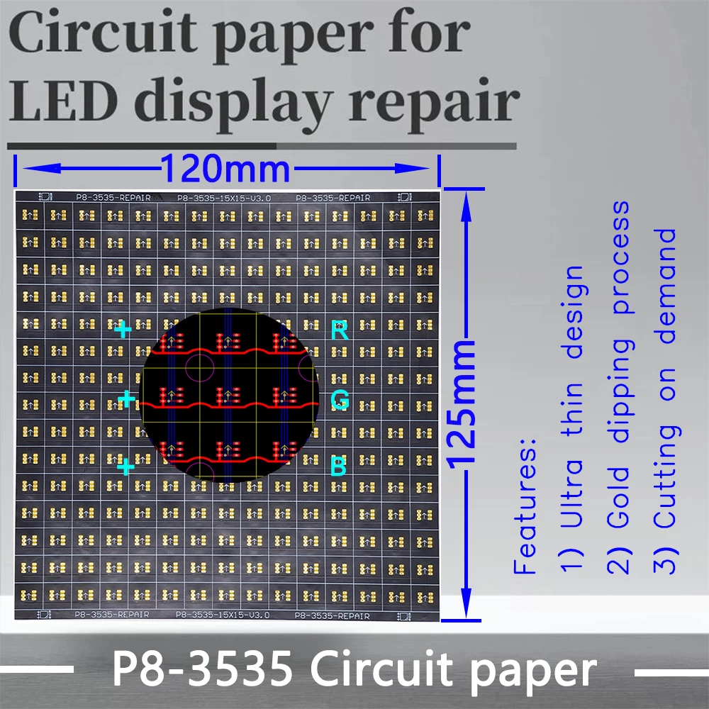 P8-3535 Circuit Paper，120X125mm ,Used for repairing damaged PCB pads