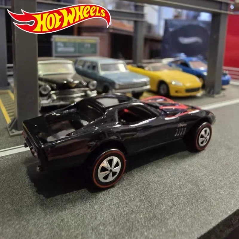 New Genuine Hot Wheels Rlc 1/64 Chevy Custom Corvette Simulation Alloy Car Model Toy Collectibles In Stock