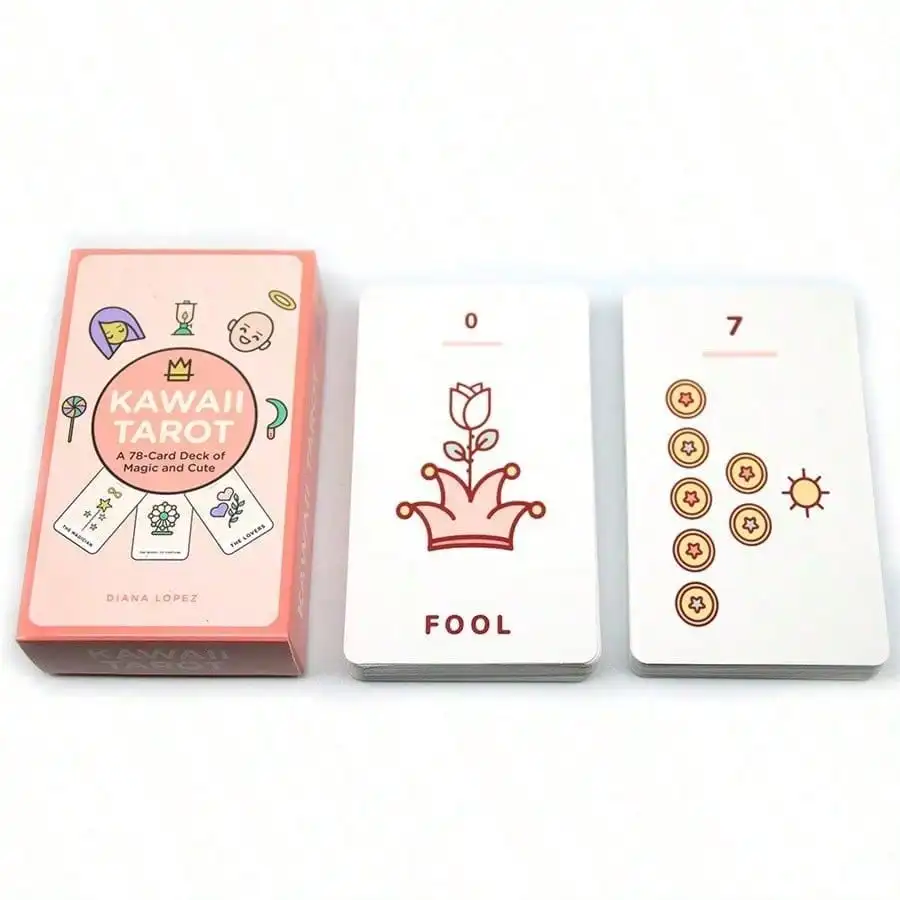 

Kawaii Tarot Cards Tarot Oracle Fortune Telling Game Card Party Game Tarot Divination Tools