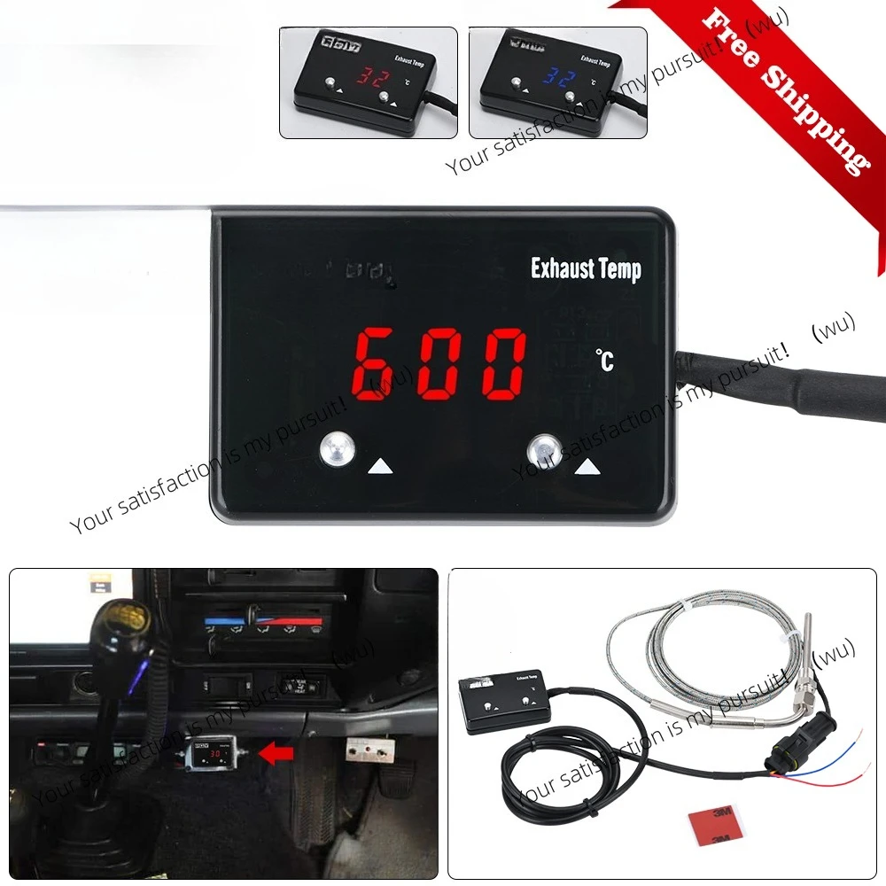 

Автомобильный датчик температуры выхлопных газов, цифровой измеритель температуры EXT с датчиком, турбо для 4WD Hilux Patrol EGT TAG06-QY