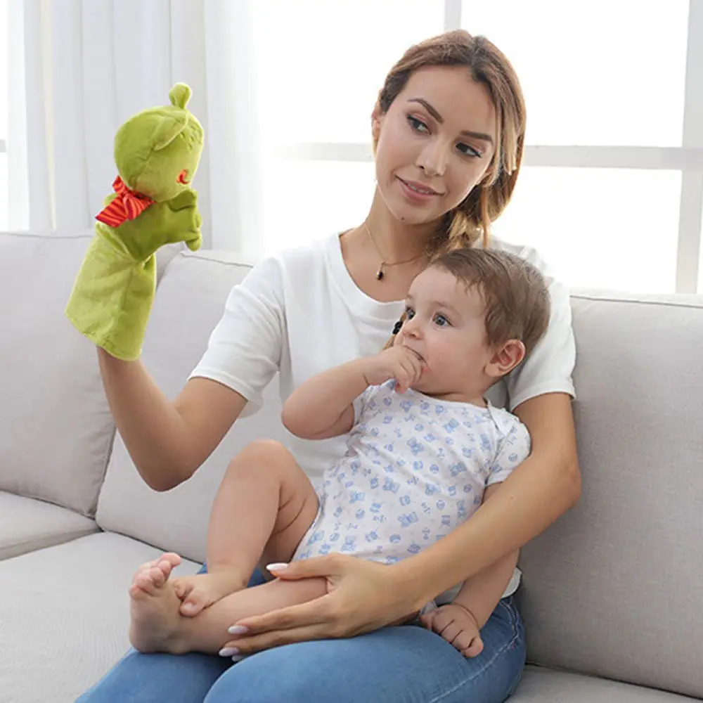 Scimmia anatra giocattoli per bambini regali per bambini giocattolo educativo burattino mostra giocattoli farciti burattino a mano peluche bambola peluche