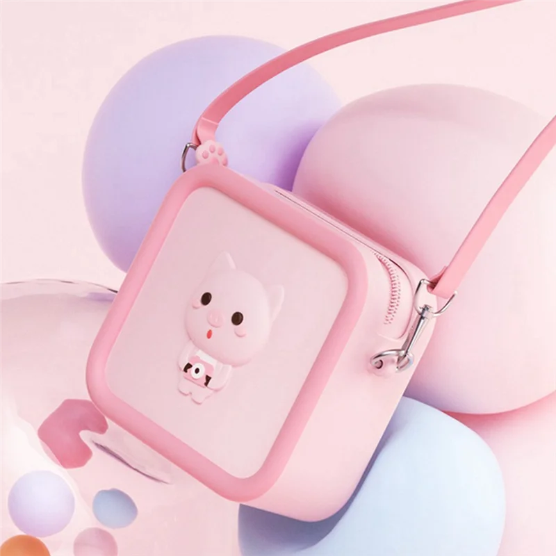 AB53 Kinder Kamera Aufbewahrungstasche Tide Satchel Cartoon Umhängetasche Mode Geldbörse für Kleinkind Mini Kameratasche