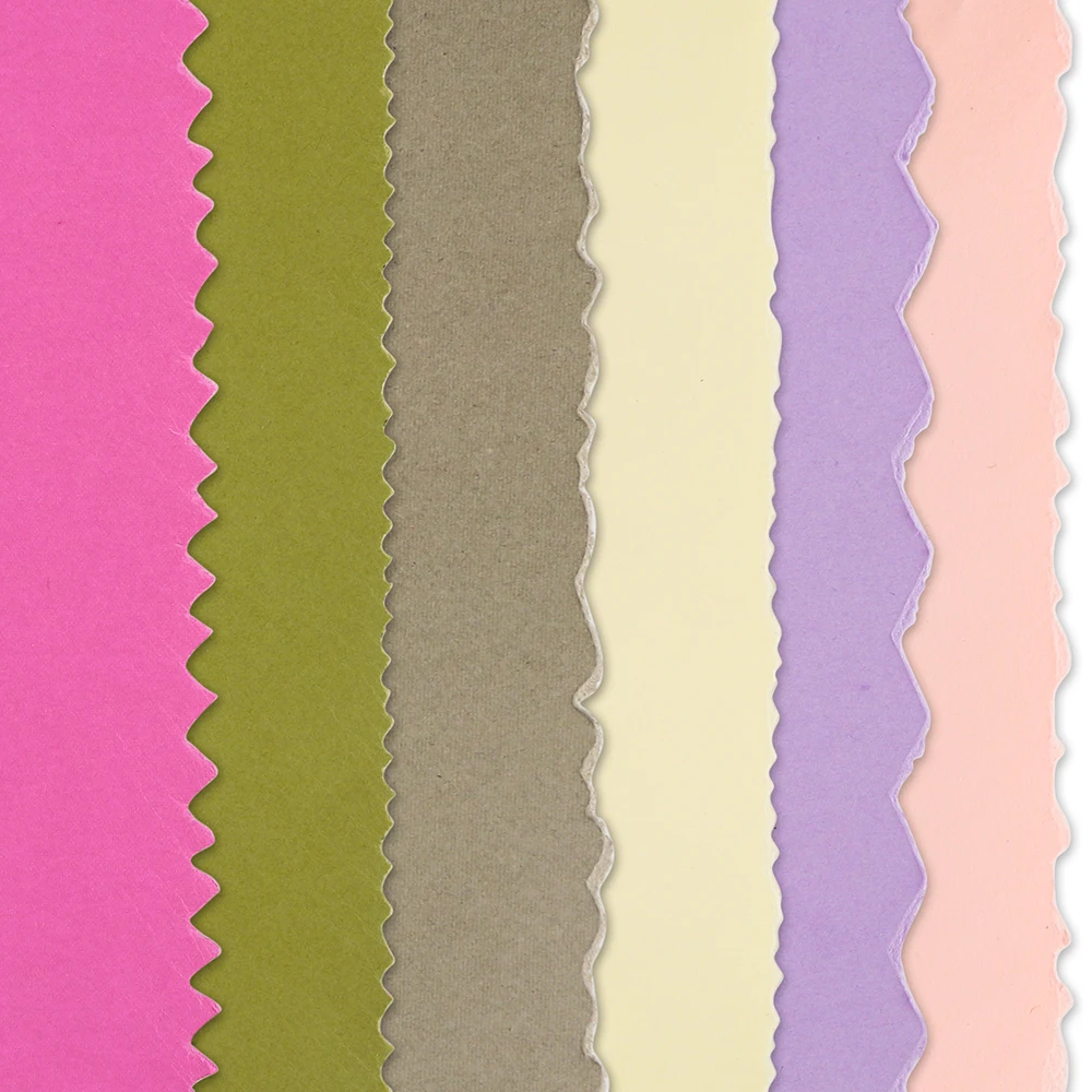 3 Types Multipurpose Paper Tear Guide Rulers And Metal Cutting Dies Deckle Edge Rulers for DIY Scrapbooking Craft Paper Cards