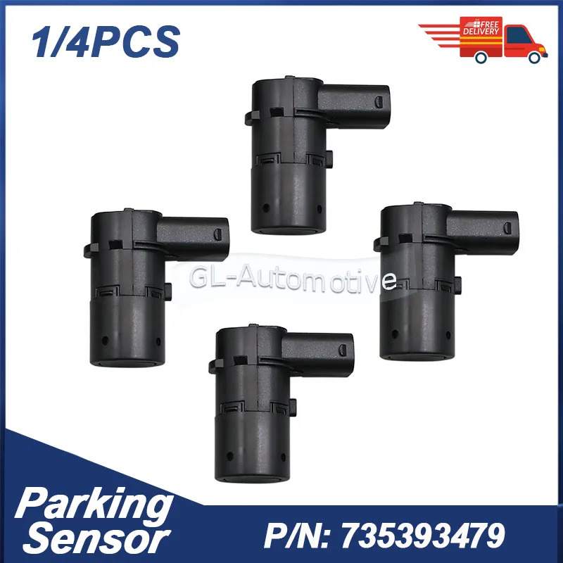 1/4 Uds 735393479 Sensor de estacionamiento PDC para Alfa Romeo 159 166 156 Fiat Palio Croma Lancia Delta sensor de asistencia de estacionamiento