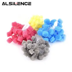 50PCS Ear Impression Pads Otoblock Impression Foam Earplugs Ear Plugs Sponge Eartips for Ear Impression Taking