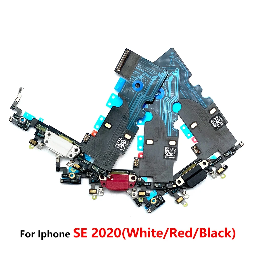 New For iPhone SE 2020 USB Charging Port Mic Microphone Dock Connector Board Flex Cable Repair Parts