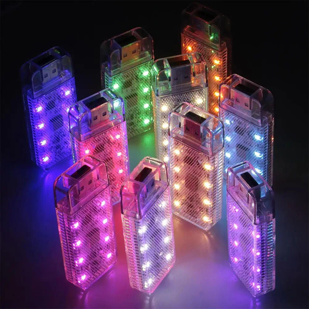 

USB Touch Light Led Car Interior Light Auto Roof Ceiling Car LED Styling Night USB Charging Mini Reading Lamp Light Light C W7H8