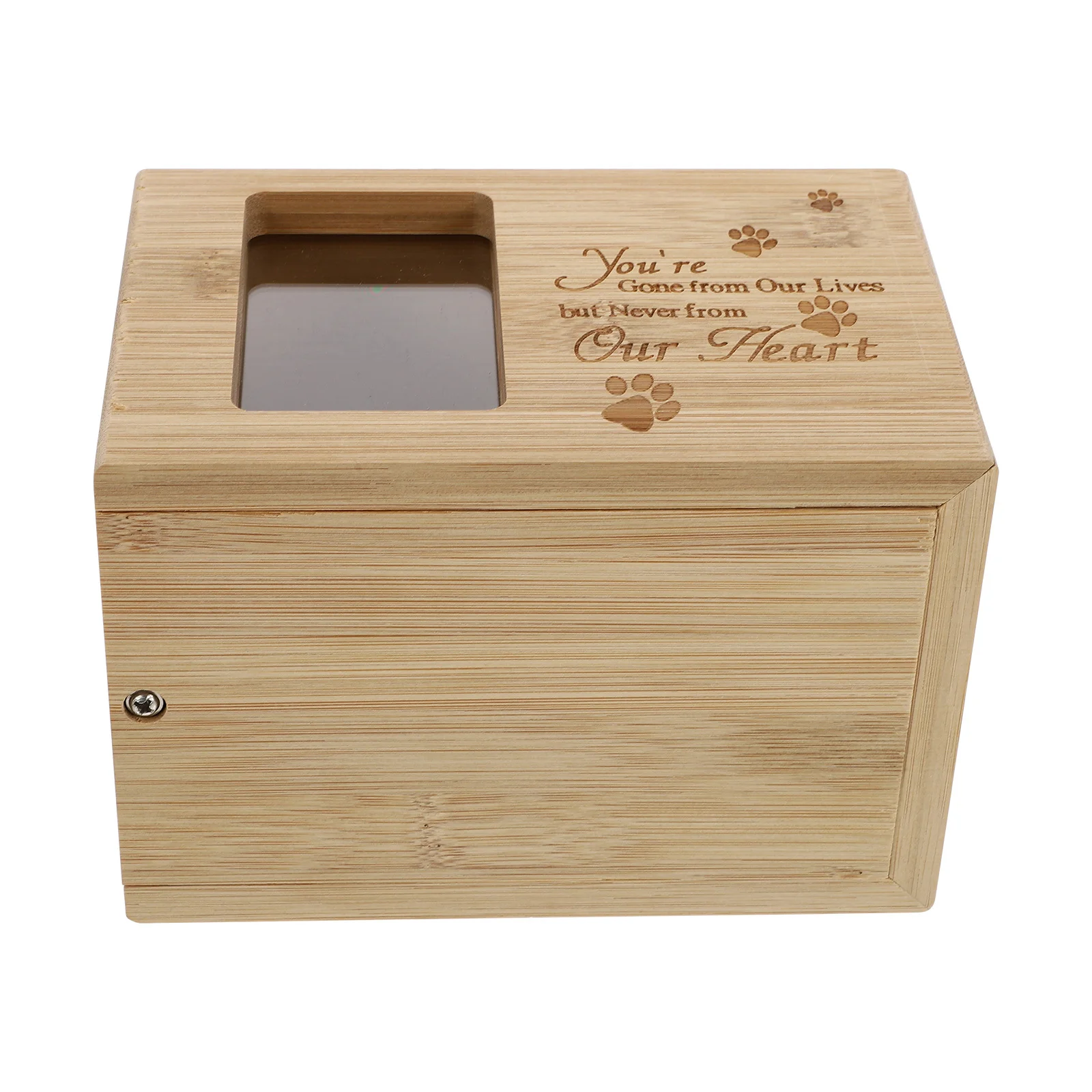Durable Pet Cremation Urn Safe Material Small Size Convenient for Home Use Cats Dogs Memorial Box Pet Cremation Urn