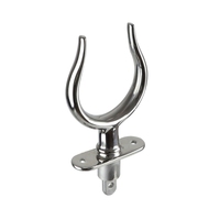 A70F High-polished Oar Lock Oarlock Stainless Steel Rowlock Fits for Marine Row Boat