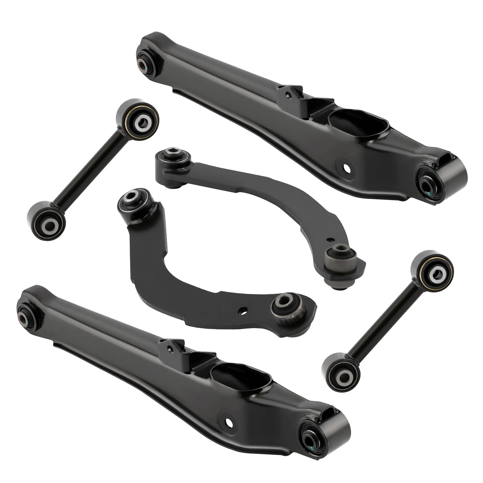 Rear Upper Lower Control Arms Lateral Toe Arms for Jeep Compass Patriot 2007-17