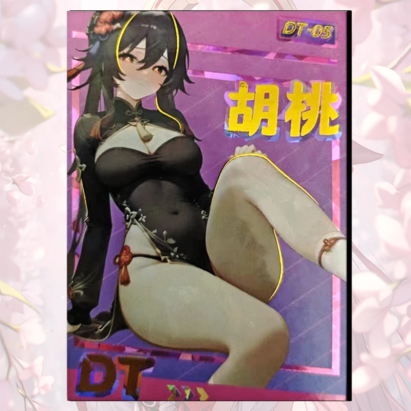 Dea storia Mare nest ACG sexy DT card Yae Miko Fu Xuan Hu Tao Raiden Shogun boy Toy collection compleanno regali di natale